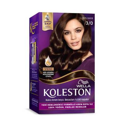 Koleston Kit Saç Boyası 3 0 Koyu Kahve - 1
