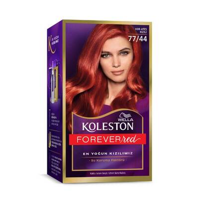 Koleston Kit Saç Boyası 77 44 Kor Ateşi Kızılı - 1