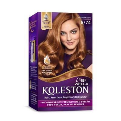 Koleston Kit Saç Boyası 8 74 Gizemli Kahve - 1