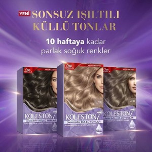 Koleston Supreme İnci Küllü Kumral 7/18 Saç Boyası - 4