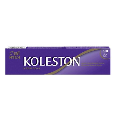 Koleston Tüp Saç Boyası 3 0 Koyu Kahve - 1