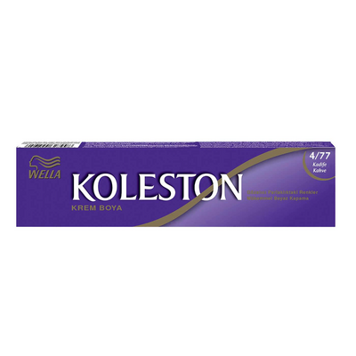 Koleston Tüp Saç Boyası 4 77 Kadife Kahve - 1