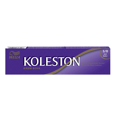 Koleston Tüp Saç Boyası 5 0 Açık Kahve - 1