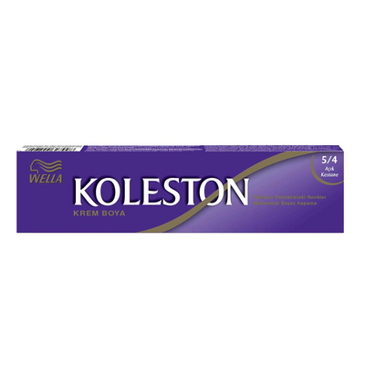 Koleston Tüp Saç Boyası 5 4 Açık Kestane - 1
