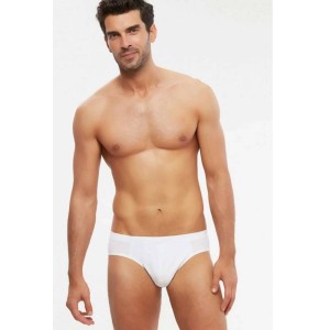 Kom 8000 Paul 2'li Slip Beyaz - Kom