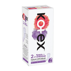 Kotex - Kotex 2in 1 Regl ve Mesane Günlük Ped 22'li