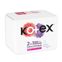 Kotex - Kotex 2in 1 Regl ve Mesane Ultra Uzun Ped 12'li