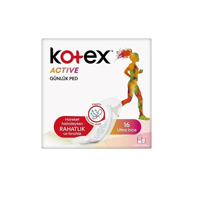 Kotex Active Günlük Ped Ultra İnce 16'lı - 1