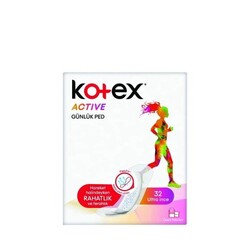 Kotex Active Günlük Ped Ultra İnce 32'li - Kotex