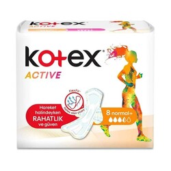 Kotex - Kotex Active Single Normal 8'li
