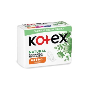 Kotex Natural Hijyenik Ped Ultra Normal 7'li 