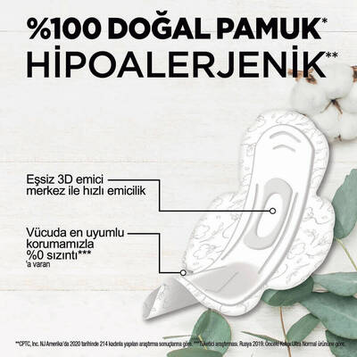 Kotex Natural Hijyenik Ped Ultra Single Normal 8'li - 3