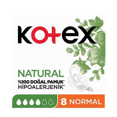 Kotex Natural Hijyenik Ped Ultra Single Normal 8'li - 2