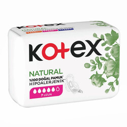 Kotex - Kotex Natural Hijyenik Ped Ultra Single Uzun 7'li