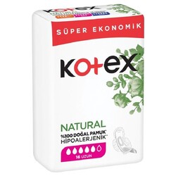 Kotex Natural Ultra Quadro Uzun 16'lı - Kotex