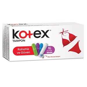 Kotex Tampon Süper 16'lı 