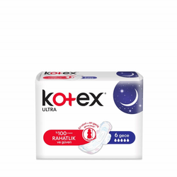 Kotex - Kotex Ultra Kanatlı Gece 6'lı