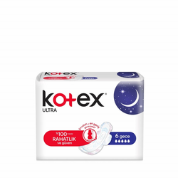Kotex Ultra Kanatlı Gece 6'lı - Kotex