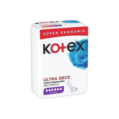 Kotex Ultra Quadro Gece 16'lı - 1