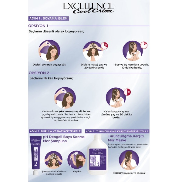 L'Oréal Paris Excellence Cool Creme 4.11 Ekstra Küllü Kahve Saç Boyası - 9