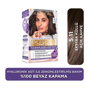 L'Oréal Paris Excellence Cool Creme 5.11 Ekstra Küllü Açık Kahve Saç Boyası - 2