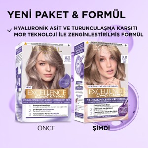 L'Oréal Paris Excellence Cool Creme 8.11 Ekstra Küllü Sarı Saç Boyası - 4