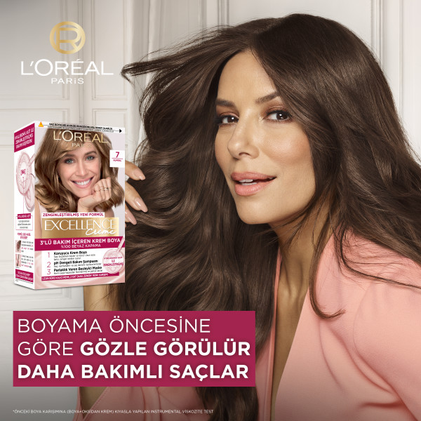L'Oréal Paris Excellence Creme 7.1 Küllü Kumral Saç Boyası - 2