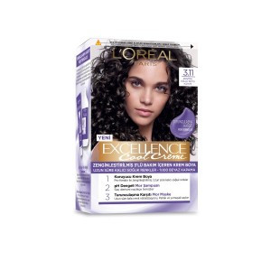 L'Oréal Paris Excellence Cool Creme 3.11 Ekstra Küllü Koyu Kahve Saç Boyası 