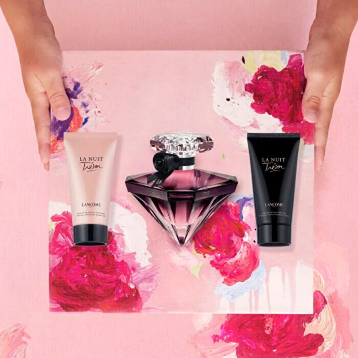 Lancome La Nuit Trésor Kadın Parfüm Edp 50 Ml + Body Lotion 50 Ml + Shower Gel 50 Ml Set - 3