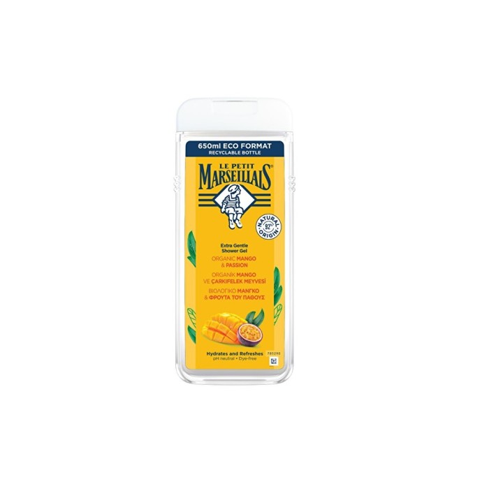 Le Petit Marseillais Organik Mango ve Çarkıfelek Meyvesi Duş Jeli 650 Ml - 1