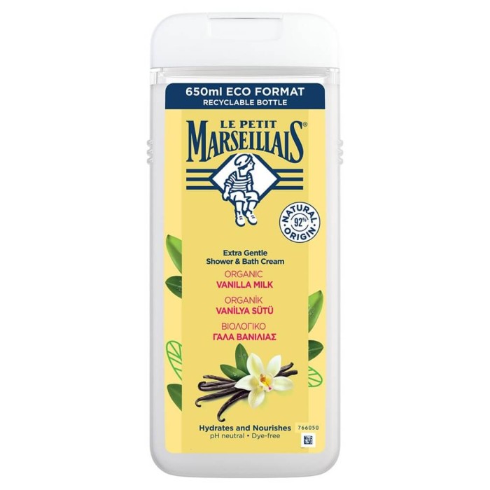 Le Petit Marseillais Vanilya Sütü Duş Jeli 650 Ml - 1