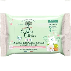 Le Petit Olivier Baby Gentle Cleansing Wipes 56'lı - Le Petit Olivier
