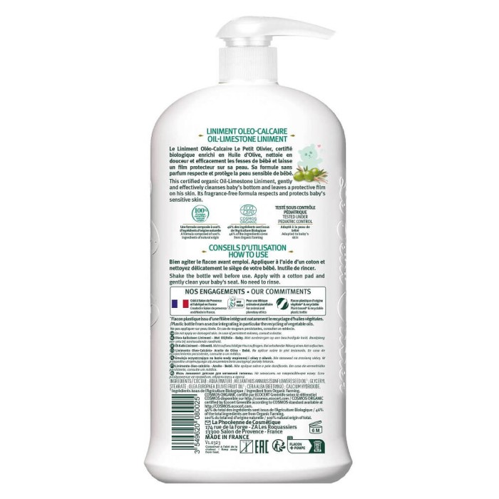 Le Petit Olivier Baby Limestone Liniment Oil 750 Ml - 2