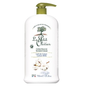 Le Petit Olivier Cotton Milk Shower Cream 750 Ml - Le Petit Olivier