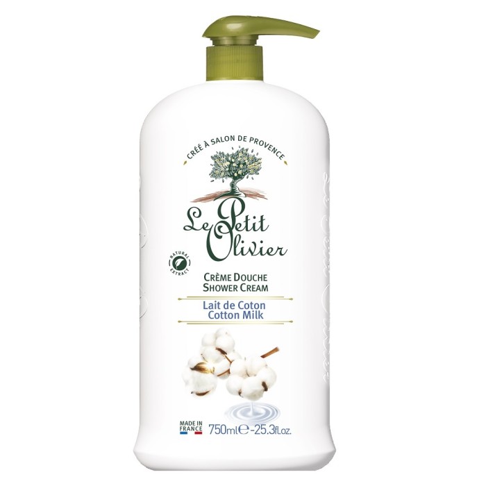 Le Petit Olivier Cotton Milk Shower Cream 750 Ml - 1