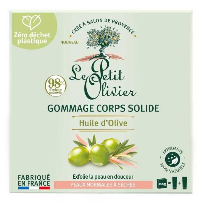 Le Petit Olivier Gommage Corps Solide Olive Soap 100 Gr - 1