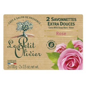 Le Petit Oliver - Le Petit Olivier Rose Traditionnal Soaps 2x100 Gr