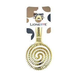Lionesse Saç Fırçası Maze 8592 Gold Yuvarlak - Lionesse