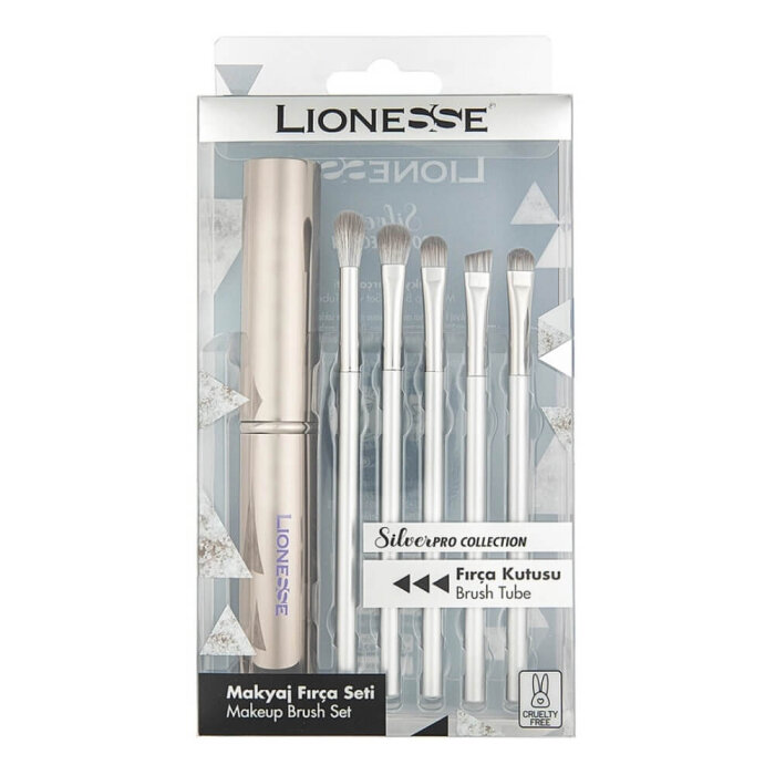 Lionesse Silver Collection Makyaj Fırça Seti 5142 - 1