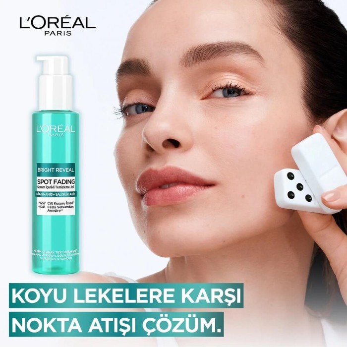 L'Oréal Paris Bright Reveal Cilt Kusuru İzi Karşıtı, Serum İçerikli Temizleme Jeli Niasinamid+Salisilik Asit 150 Ml - 4