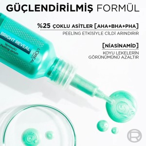 L'Oréal Paris Bright Reveal Koyu Lekelere Karşı Hızlı Etkili Yenileyici Peeling Serum 25% [AHA + BHA + PHA] 25 Ml - 4