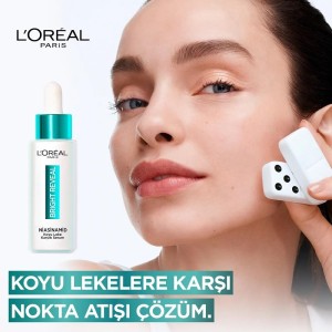 L'Oréal Paris Bright Reveal Sivilce, Güneş, Yaşlanma Lekelerinde Etkili Koyu Leke Karşıtı Serum 10% Niasinamid 30 Ml - 3