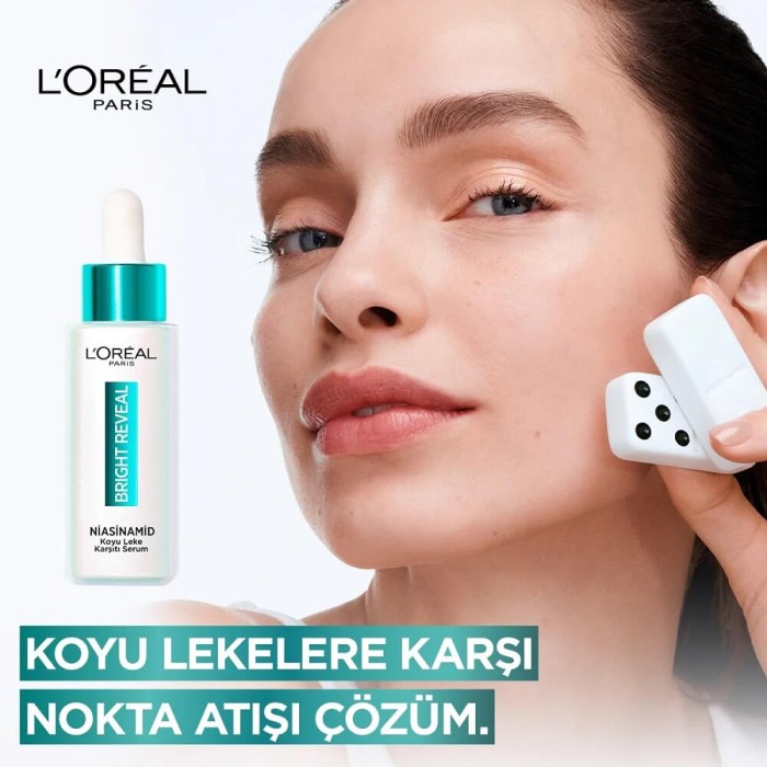 L'Oréal Paris Bright Reveal Sivilce, Güneş, Yaşlanma Lekelerinde Etkili Koyu Leke Karşıtı Serum 10% Niasinamid 30 Ml - 3