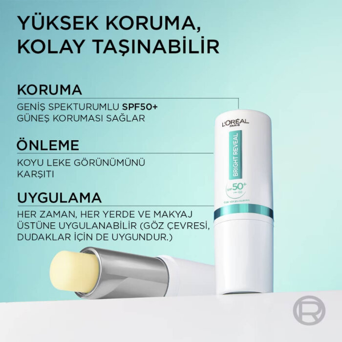 L'Oréal Paris Bright Reveal Spf50+ Stick Güneş Kremi 9 Gr - 4