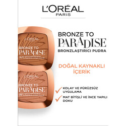 L'Oréal Paris Bronze To Paradise Mat Bronzlaştırıcı Pudra 02 Baby - 4