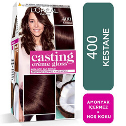 Loreal Paris Saç Boyası - L'Oréal Paris Casting Crème Gloss Saç Boyası 400 Kestane