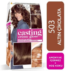 Loreal Paris Saç Boyası - L'Oréal Paris Casting Crème Gloss Saç Boyası 503 Altın Çikolata