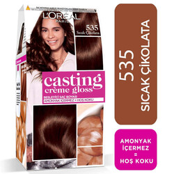 Loreal Paris Saç Boyası - L'Oréal Paris Casting Crème Gloss Saç Boyası 535 Sıcak Çikolata