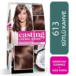 Loreal Paris Saç Boyası - L'Oréal Paris Casting Crème Gloss Saç Boyası 613 Sütlü Kahve