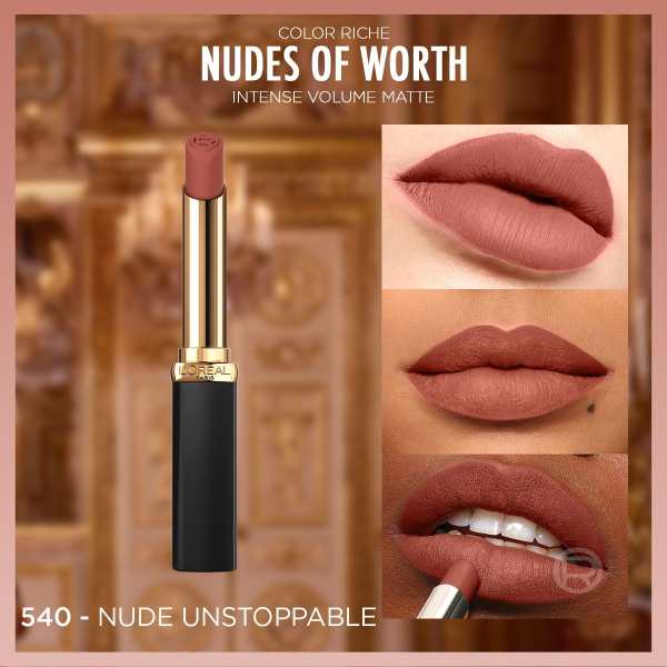 L'Oréal Paris Color Riche Intense Volume Matte Ruj 540 Nude Unstoppable - 3